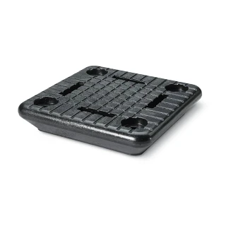 Black composite mounting base