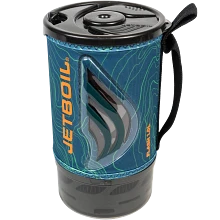 Packed Jetboil Flash 1.0L Ocean Topo Fast Boil System