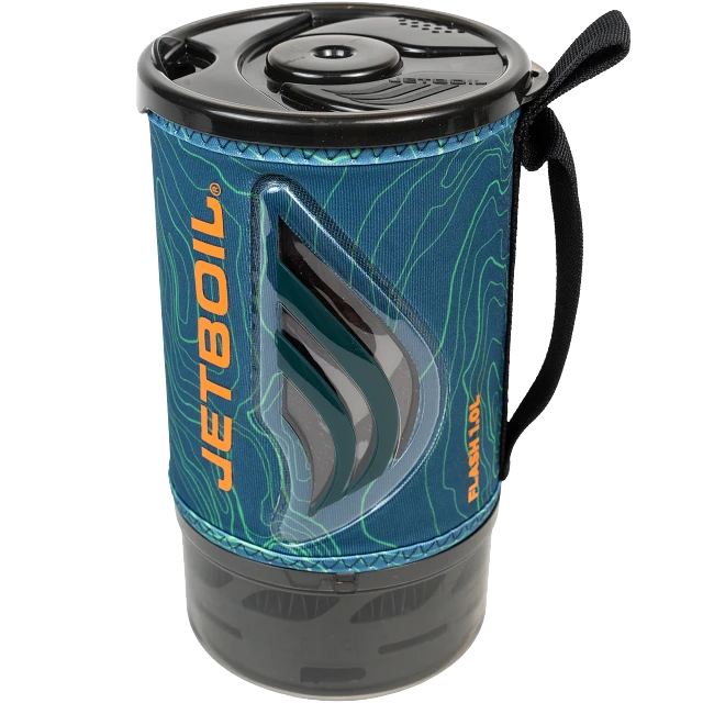 Packed Jetboil Flash 1.0L Ocean Topo Fast Boil System