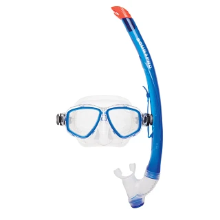 24.315.220, ECCO MASK&SNORKEL KIT T.BLUE.