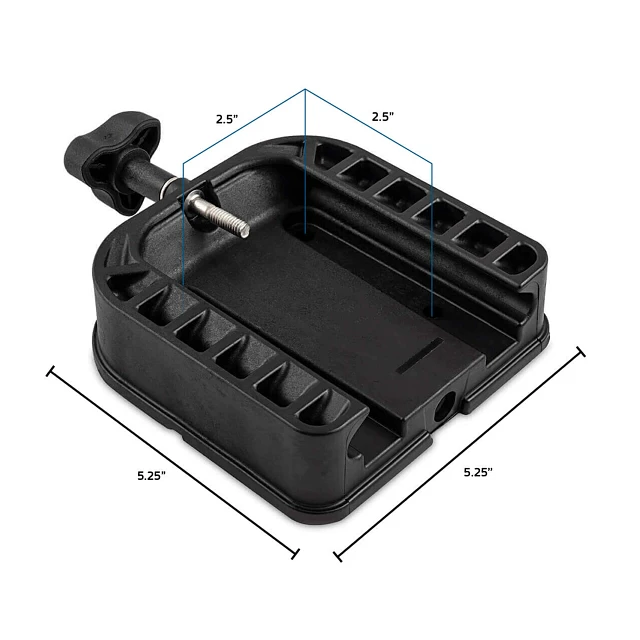 If anyone owns an  generic rod holder, are the 4 black clips