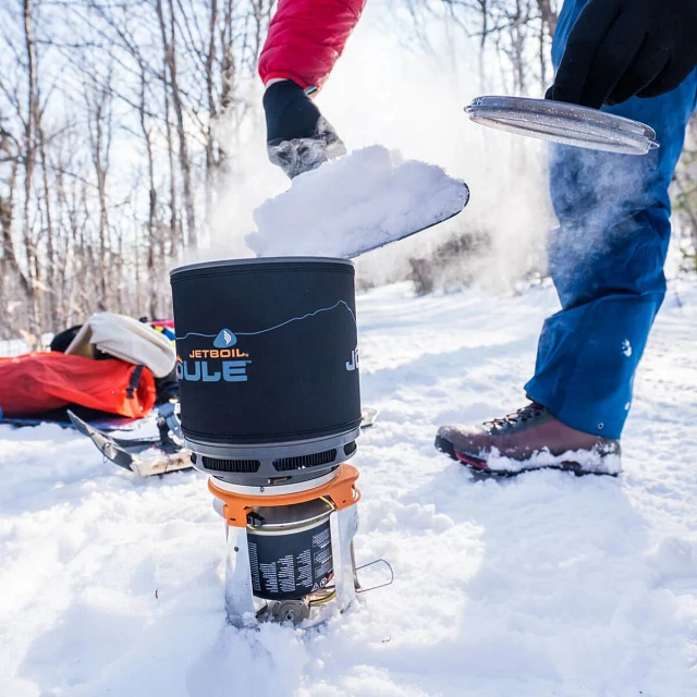 Melting snow with Joule Cooking System