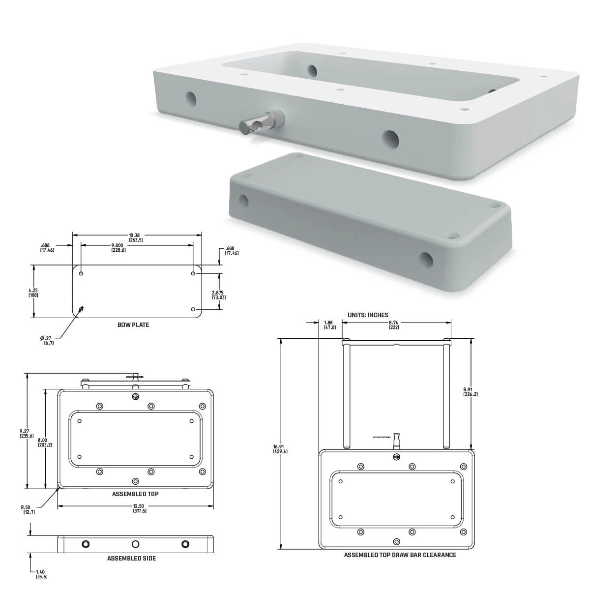 Quick Release Bracket / RTA54 Minn Kota