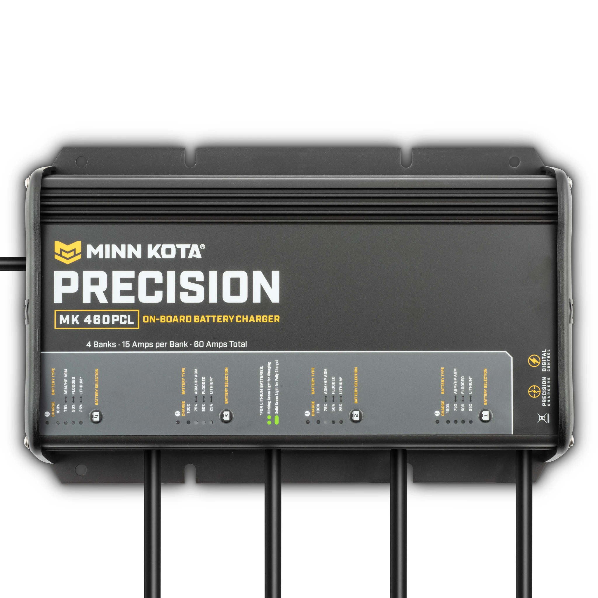 Precision On-Board MK 460 PCL Battery Charger top view