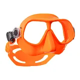 Steel Comp Freediving Mask, Orange