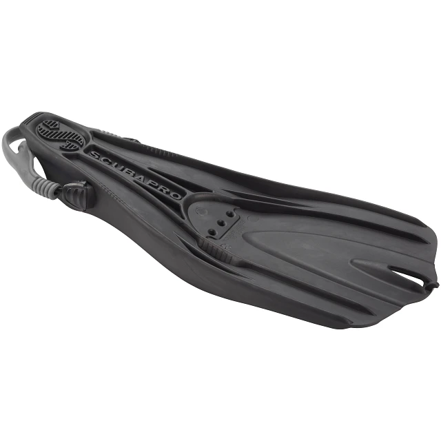 GO Travel Fin, Black w/Grey Strap, 2XL