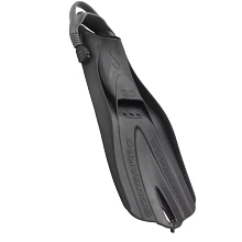 GO Travel Fin, Black w/Grey Strap, 2XL