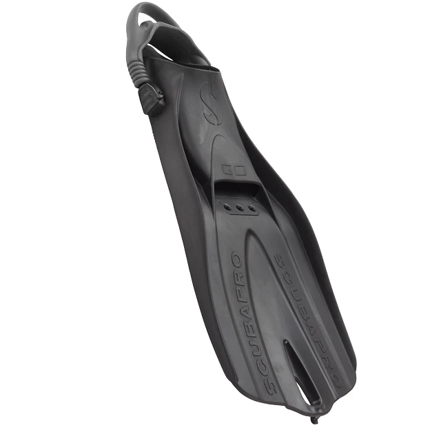 GO Travel Fin, Black w/Grey Strap, 2XL