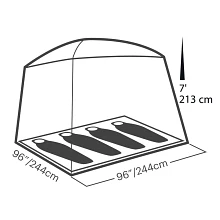 Desert Canyon 4 Person Tent spec diagram