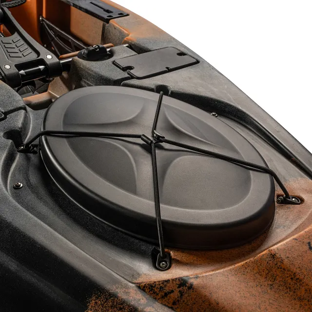 Bow quick seal hatch on the Old Town Sportsman BigWater PDL 132