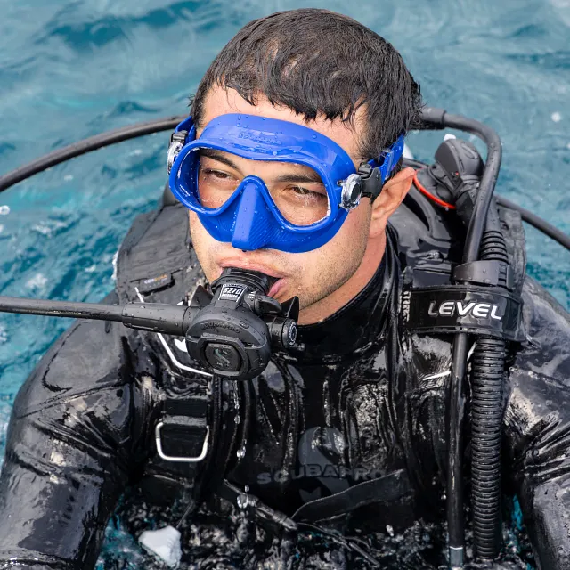 Steel Pro Dive Mask, Black