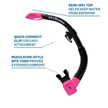 Spectra Snorkel, Black/Pink