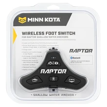 Raptor Foot Switch shown in clam shell packaging