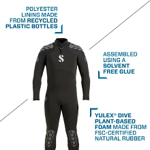 Everflex YULEX® Dive Steamer, Men, 5/4mm