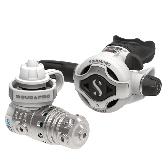 MK25 EVO DIN 300/S620 Ti White Dive Regulator System