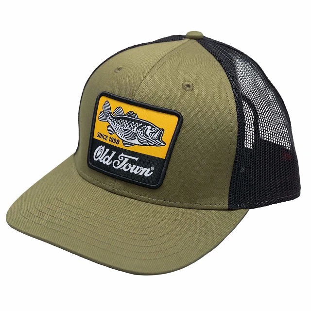 Rebel Lures Bass Fishing Trucker Hat, Retro Fishing Patch Yupoong 6006 –  Vintage Truckers
