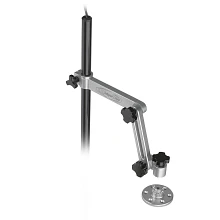 Closeup of MEGA 360 Universal adjustable bracket detached from mounting base