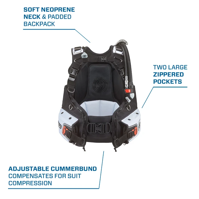 Bella BCD, w/ BPI, White, XS - SCUBAPRO Bella BCD, w/ BPI, White, XS - SCUBAPRO