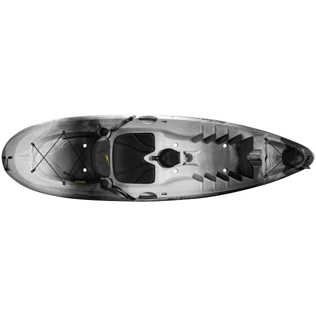 Old Town Ocean Kayak Malibu 9.5 Cinder Recreational Kayak - Top Down View