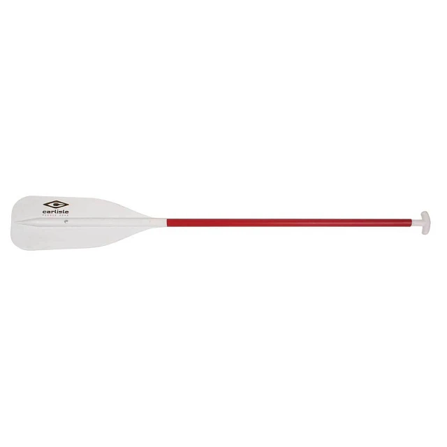 Standard T-Grip Canoe Paddle - White/Red