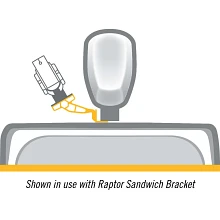 Illustration showing starboard jack plate mounting