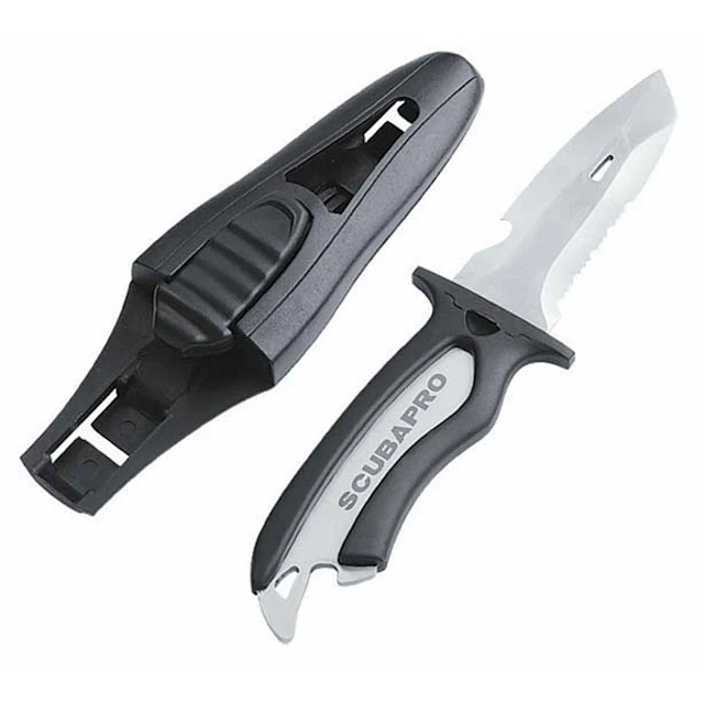 Shark Stainless Steel Scuba Dive Backup Knife (3 3/8 Blade) - KF370 –  GetWetStore