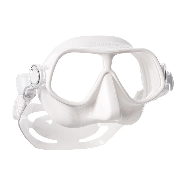 Steel Comp Dive Mask, White