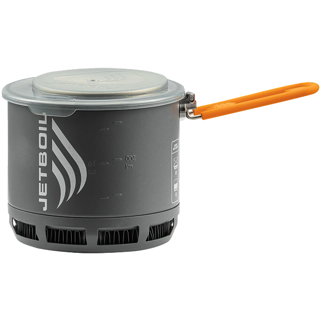 Packed Jetboil Stash with handle out