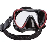 Synergy 2 Trufit Dive Mask, w/Comfort Strap, Black/Red