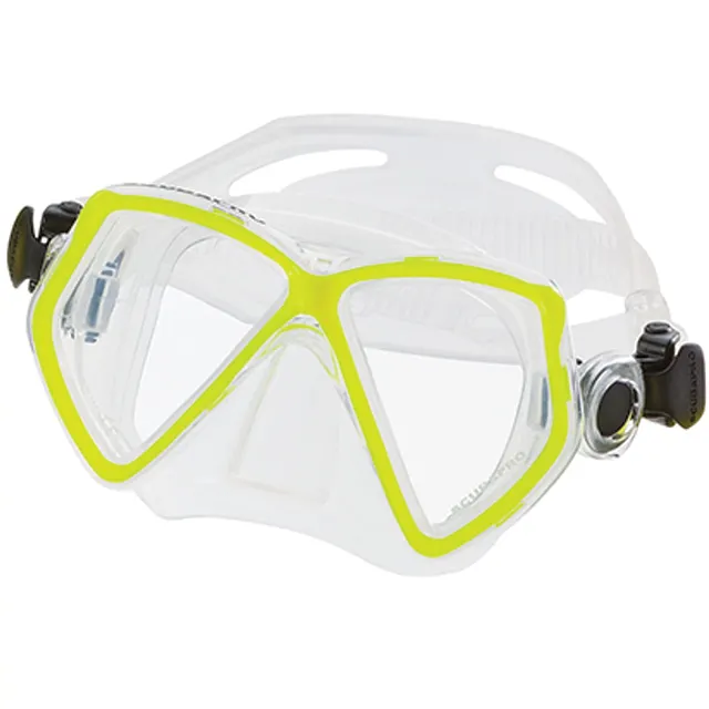 Mini Vu Dive Mask, Yellow