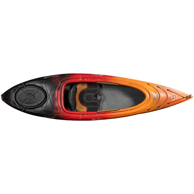 Top down view of the Old Town Loon 106 Lava recreational kayak