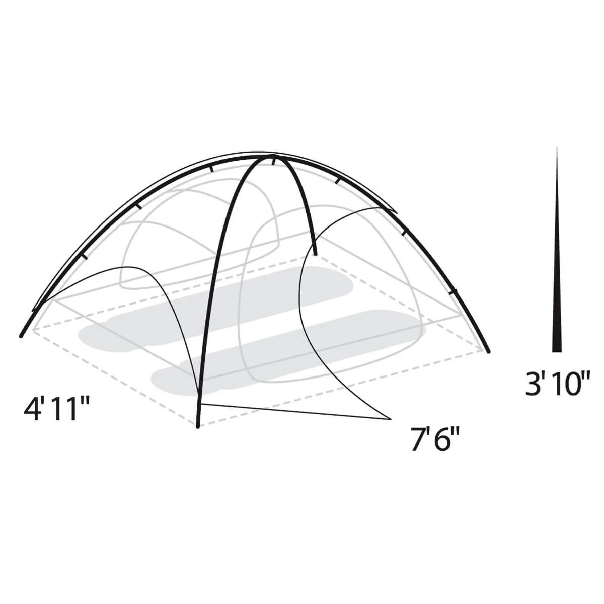 Eureka(ヨーレイカ)! Apex 2 - Tent (sleeps 2) :44675434:ワールド 