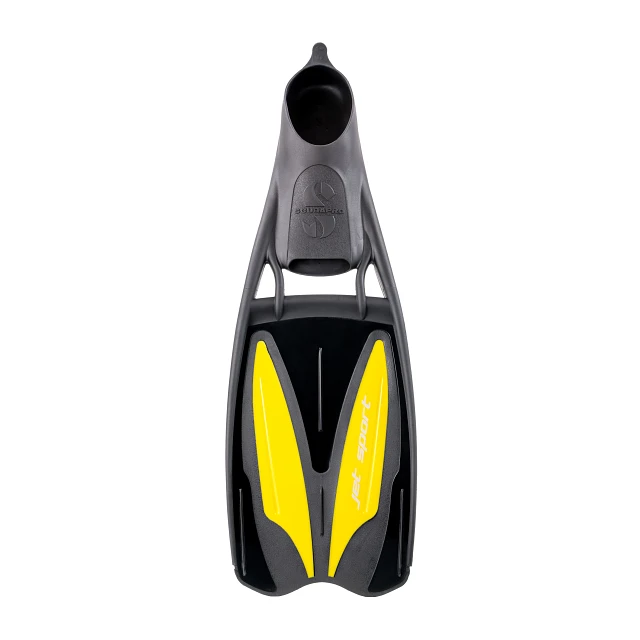 Jet Sport Fin, Full Foot, Yellow