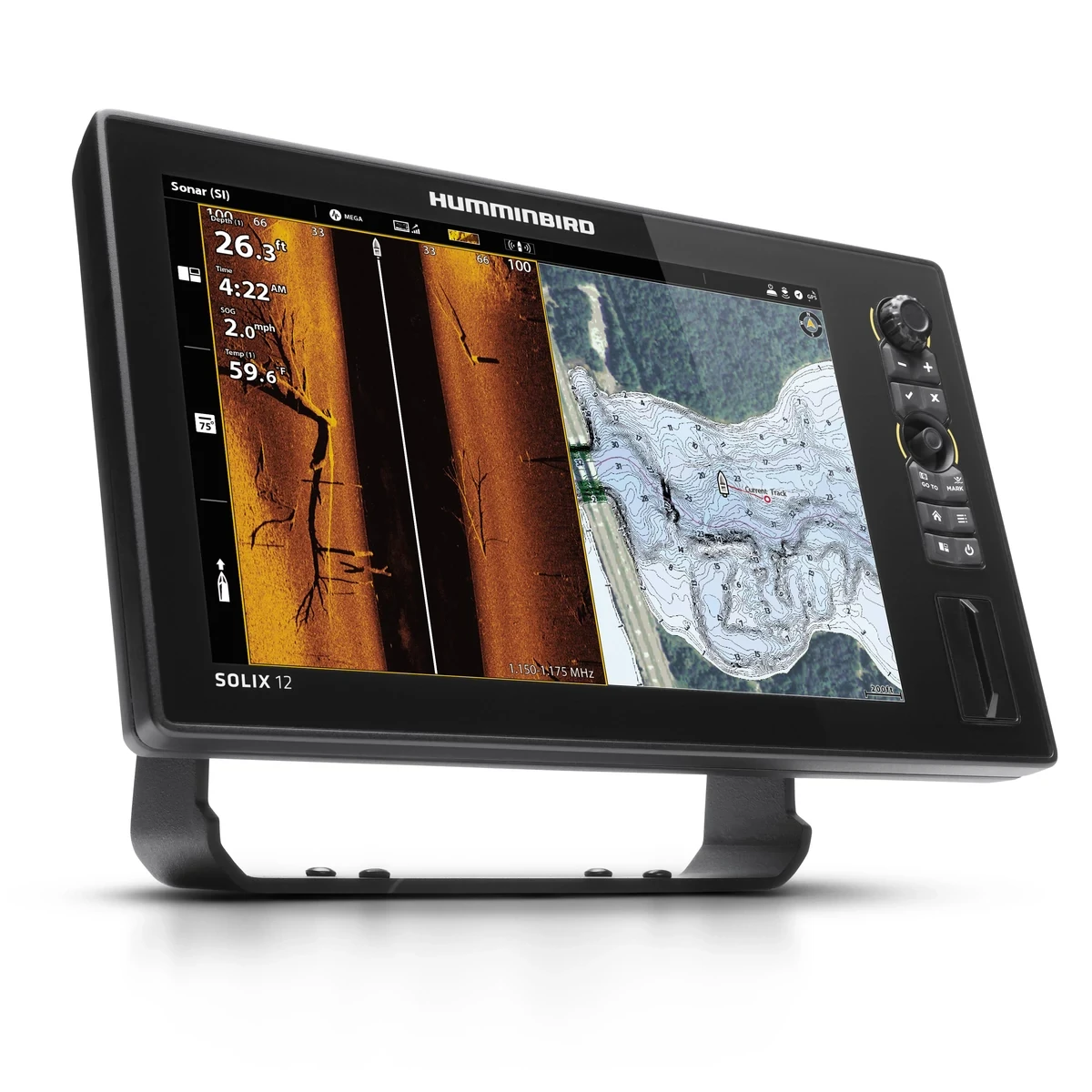 SOLIX 12 CHIRP MEGA Side Imaging Plus G3 front-side view with Side Imaging