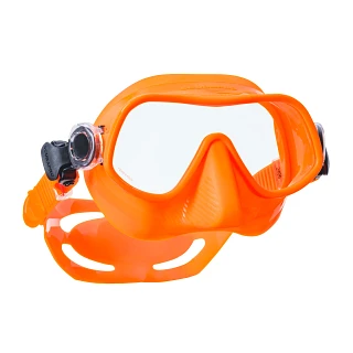 Steel Pro Dive Mask, Orange