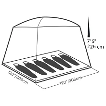 Desert Canyon 6 Person Tent spec diagram