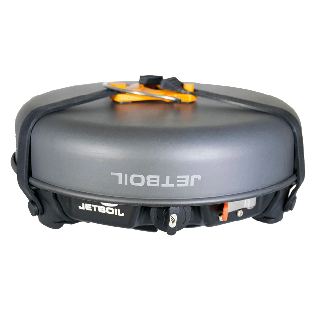 Jetboil HalfGen Stove System packed into 10 Inch Fry Pan