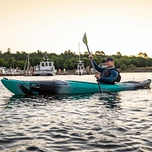 Paddling in the Old Town Sorrento 126sk kayak