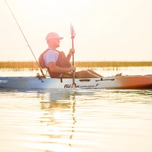 Paddling in the Ocean Kayak Caper Old Glory kayak