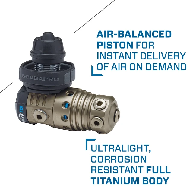 MK25T EVO/S620 X-Ti Dive Regulator System, DIN - SCUBAPRO MK25T EVO/S620 X-Ti Dive Regulator System, DIN - SCUBAPRO