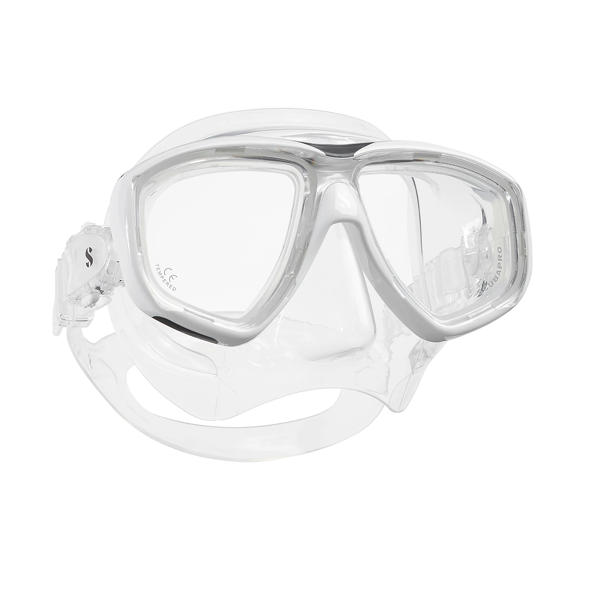 Flux Twin Dive Mask, White - SCUBAPRO
