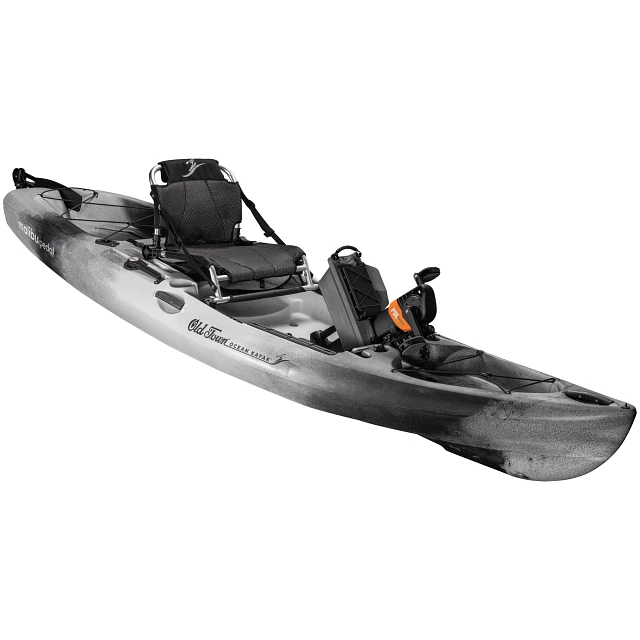 Old Town Ocean Kayak Malibu PDL Cinder Recreational Kayak - Angled View with Prop Up