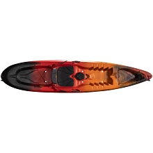 Old Town Ocean Kayak Malibu 11.5 Lava Recreational Kayak - Top Down View