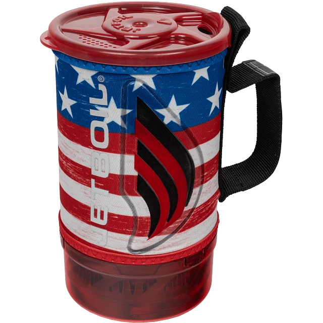 Packed Jetboil Flash Cooking System - Patriotic