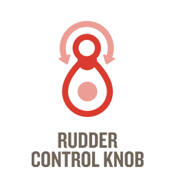 Rudder Control Knob