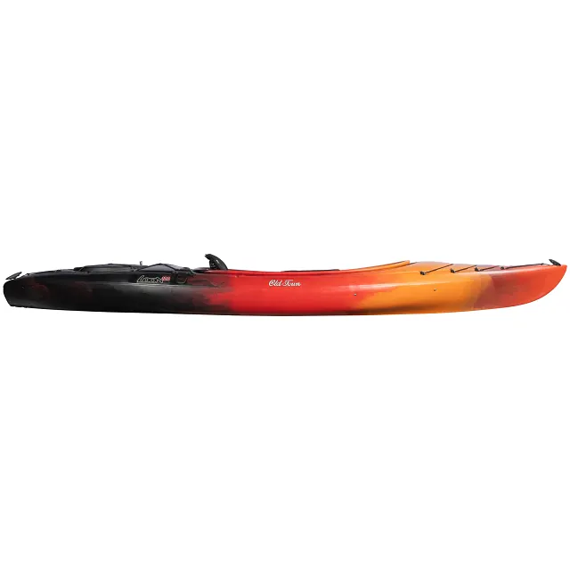 Side view of the Old Town Loon 120 Lava recreational kayak