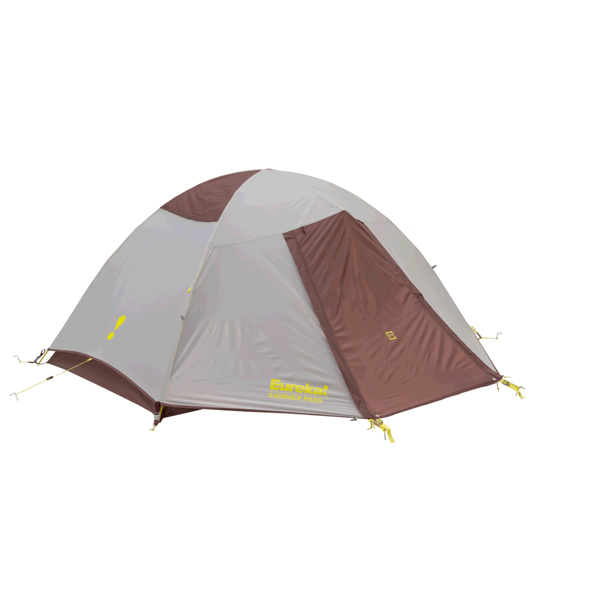 Front vestibule of Summer Pass 3 tent rainfly