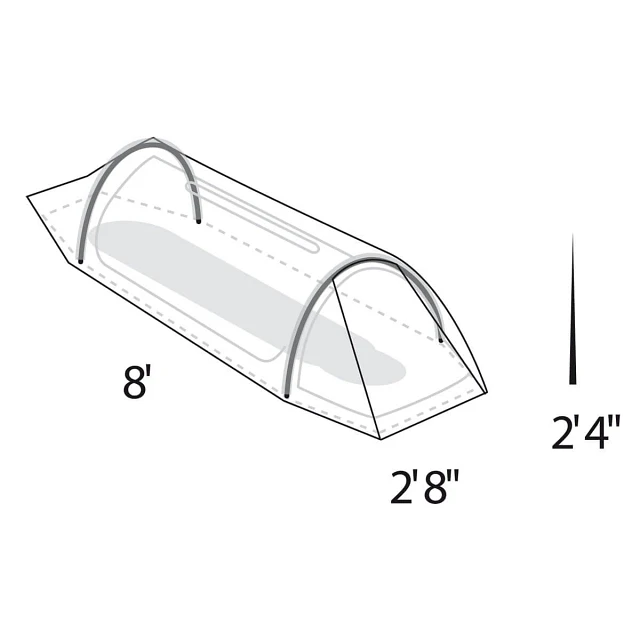 Solitaire FG 1 Person Tent spec diagram