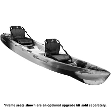 Old Town Ocean Kayak Malibu Two XL Cinder Recreational Kayak - Angled View with Malibu Seat Upgrade