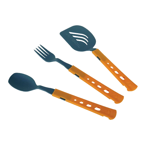 4-in-1 Camping Utensils - 3-Pack Camp Utensils Set, Stainless Steel  Folding, Pack - Food 4 Less